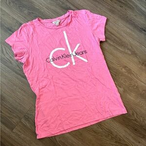 Calvin Klein Jeans Pink Short Sleeve Tee